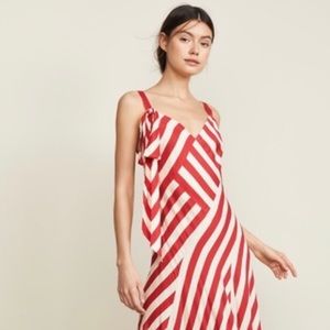 Jill Jill Stuart dress red size 2 Maxi stripe